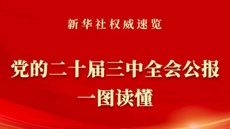 党的二十届三中全会公报一图读懂